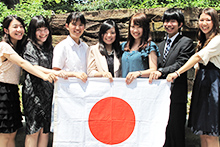 ACA/MOS世界学生大会日本代表の7名、左端がACA日本代表の髙瀬さん