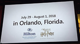 来年2018年は、フロリダ・オーランドで開催！